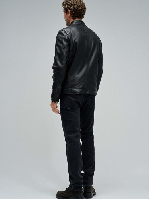 Herren Lederjacke - Biker