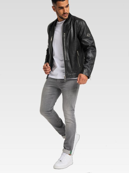 Herren Lederjacke  -  Coccodrillo