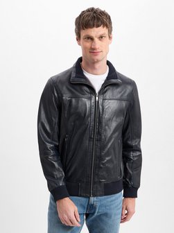 Artikelbild Herren Lederjacke - Croatia von Nils Sundström in schwarz uni