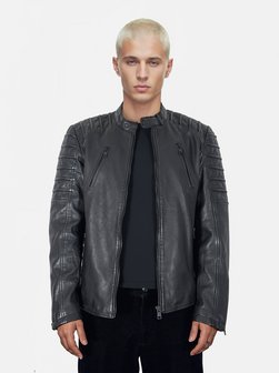 Artikelbild Herren Lederjacke  -  Dash von Trueprodigy in schwarz uni