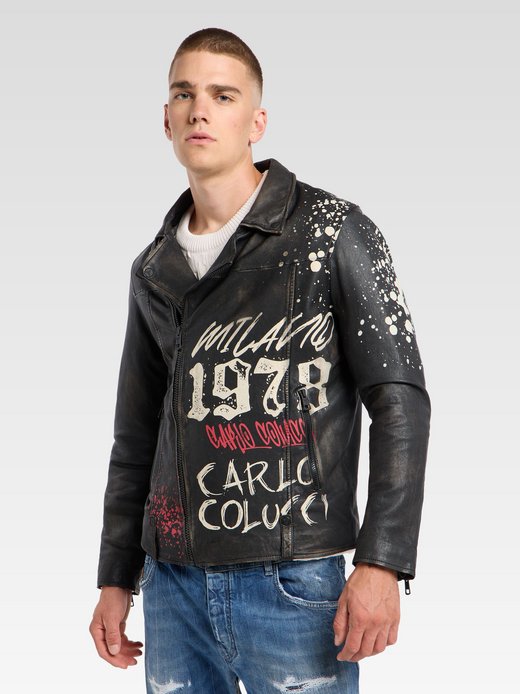 Herren Lederjacke  -  Faccio