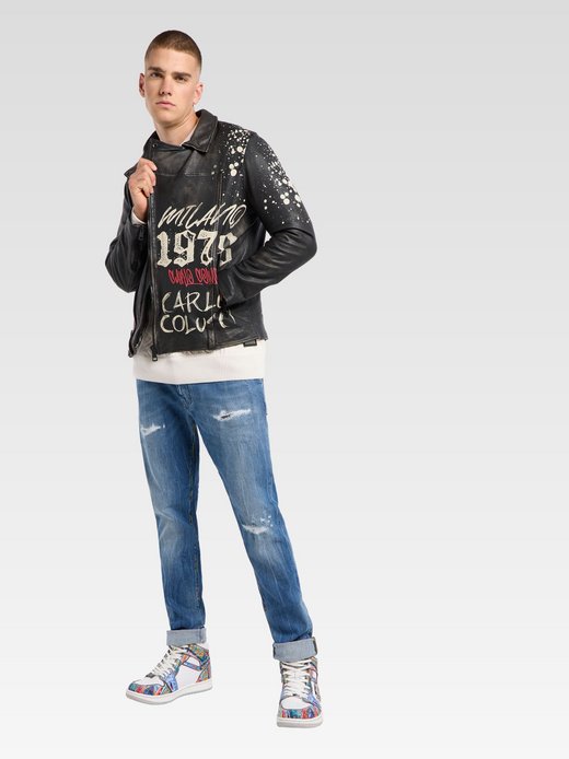 Herren Lederjacke  -  Faccio