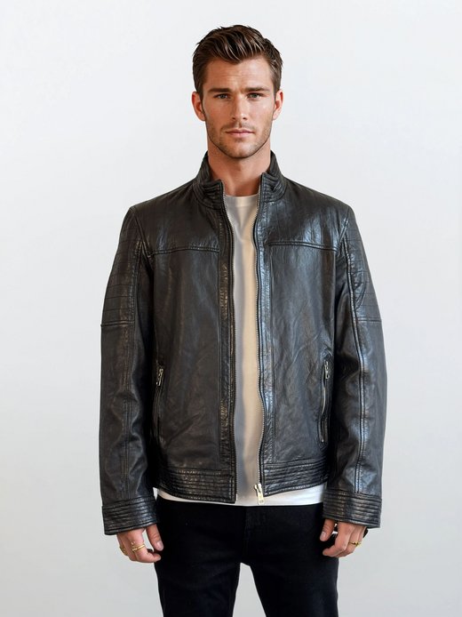 Herren Lederjacke  -  Jarno