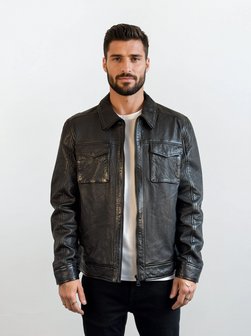 Herren Lederjacke  -  Jax