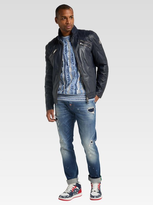 Herren Lederjacke  -  Joker