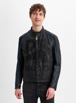 Artikelbild Herren Lederjacke - Lomaki RB von HUGO in schwarz uni