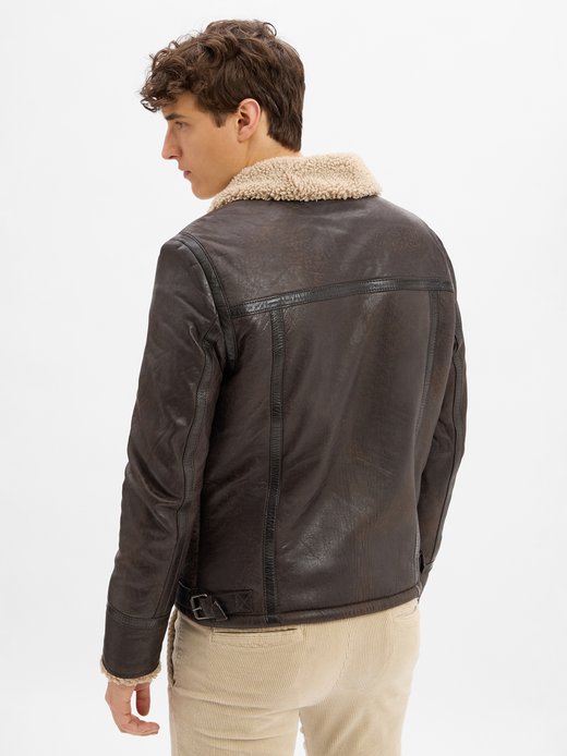 Herren Lederjacke - MMAlasko