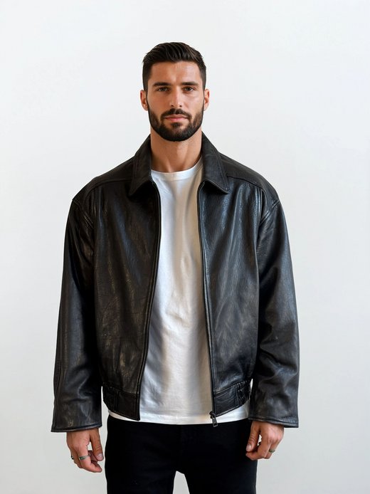 Herren Lederjacke  -  Pekka