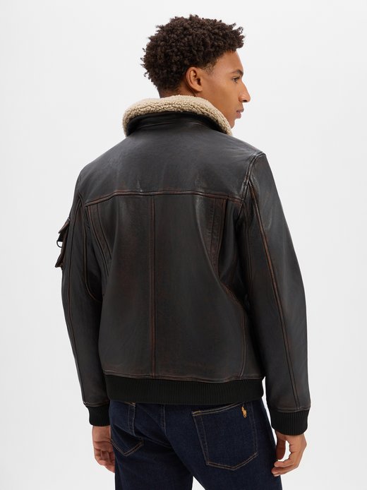 Herren Lederjacke - Pilot