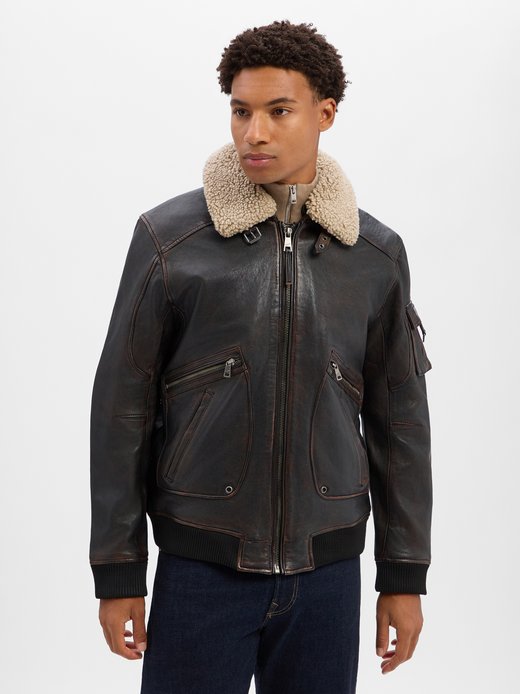 Herren Lederjacke - Pilot