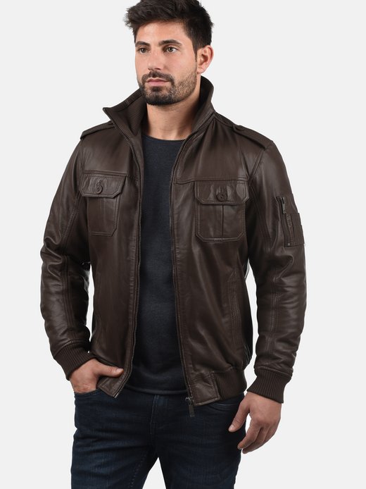 Herren Lederjacke - SDFamash