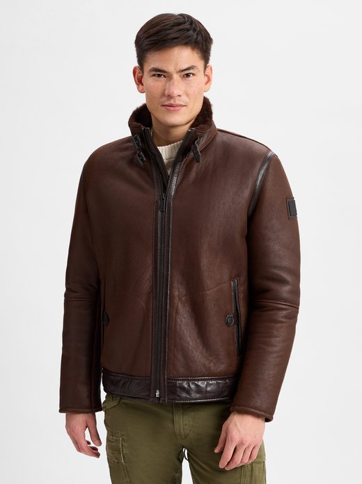 Herren Lederjacke - Shelter DF