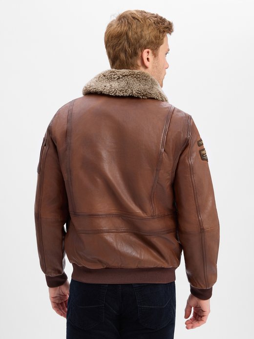 Herren Lederjacke - Snowprop