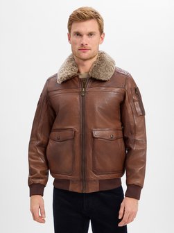 Herren Lederjacke - Snowprop
