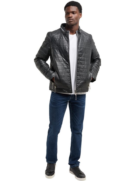 Herren Lederjacke  -  Stephano