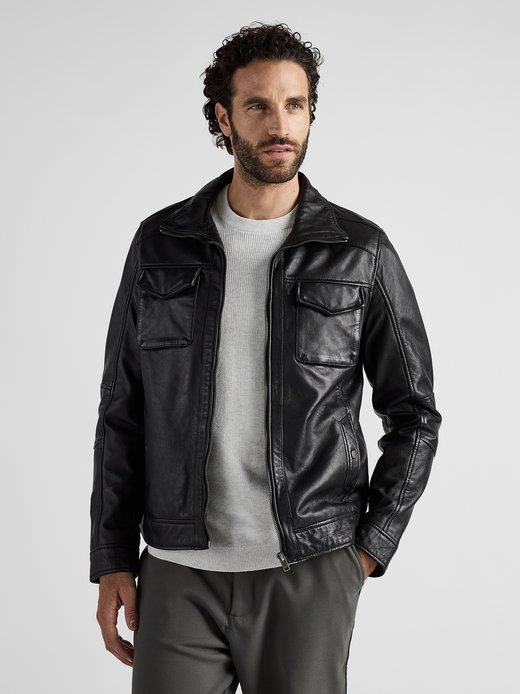 Herren Lederjacke