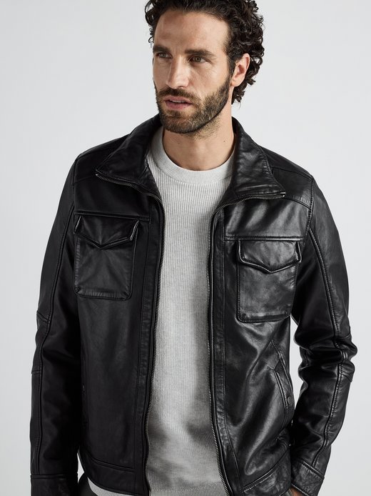 Herren Lederjacke