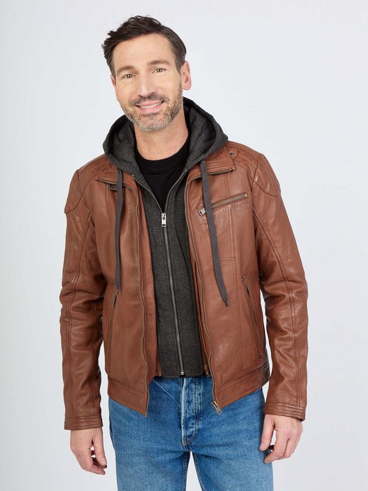 Herren Lederjacke