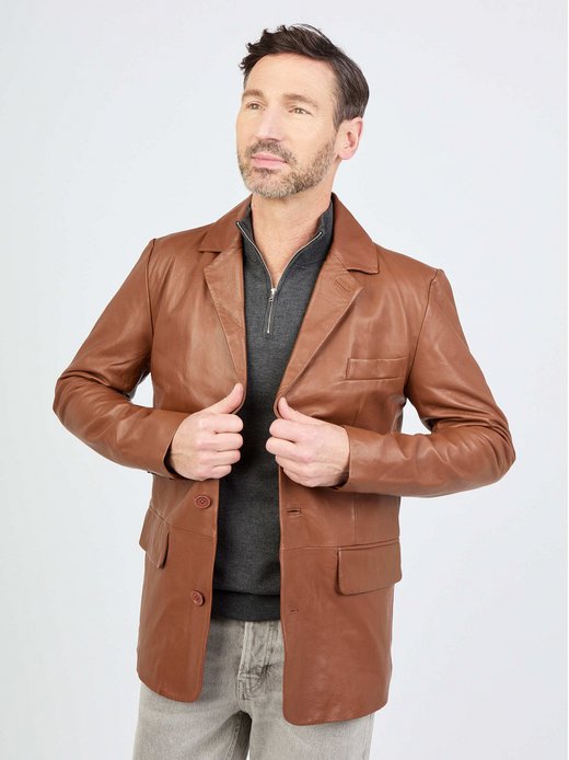 Herren Lederjacke
