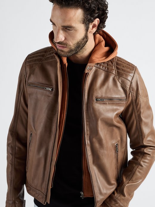 Herren Lederjacke