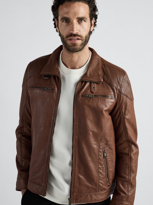 Herren Lederjacke