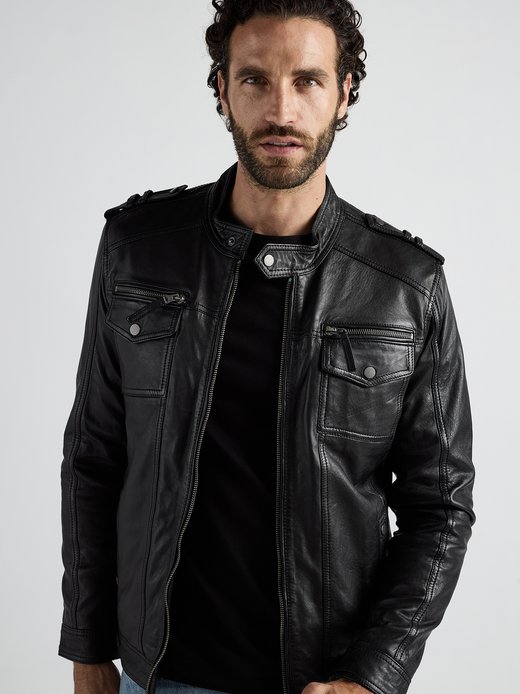 Herren Lederjacke