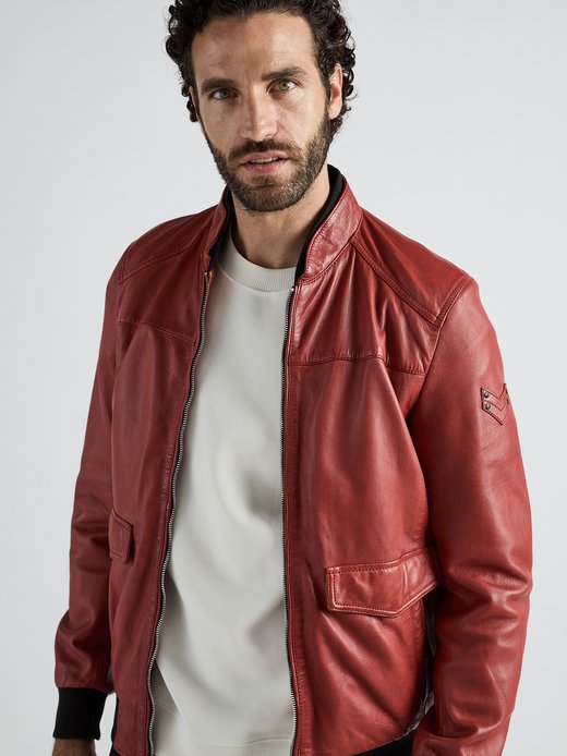 Herren Lederjacke