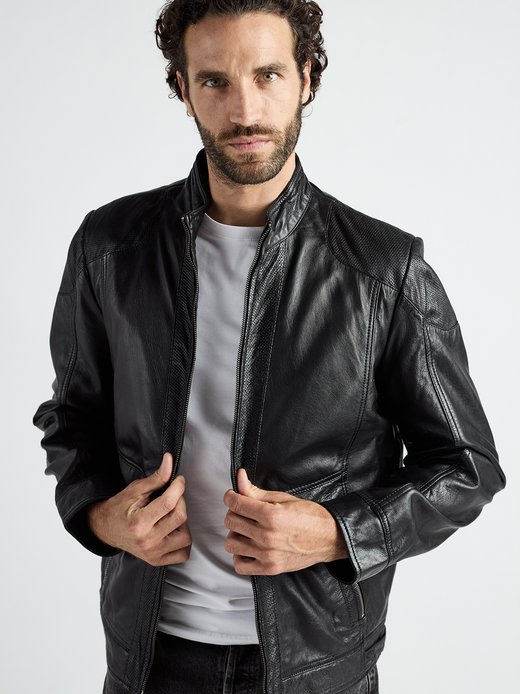 Herren Lederjacke