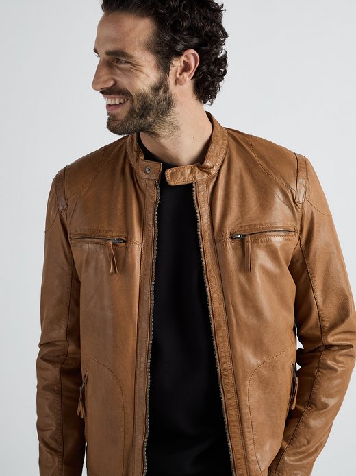 Herren Lederjacke