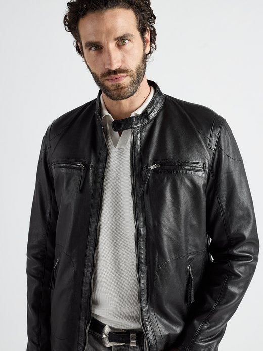 Herren Lederjacke