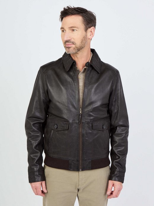 Herren Lederjacke