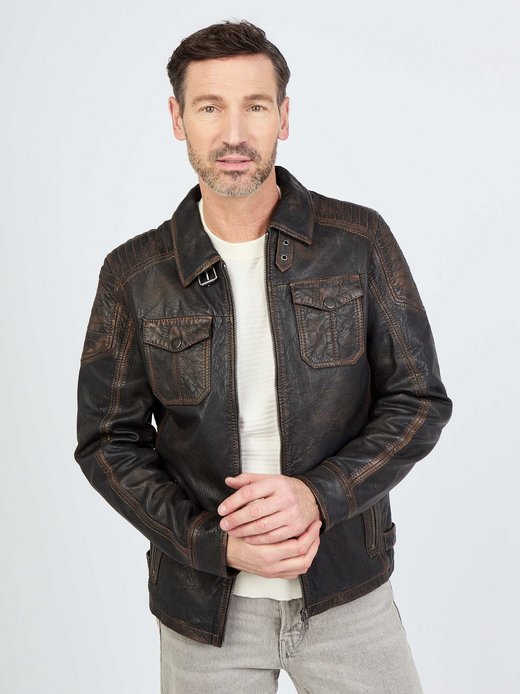 Herren Lederjacke