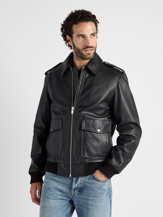 Herren Lederjacke