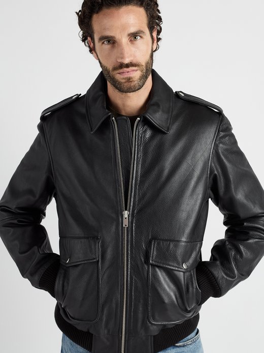 Herren Lederjacke