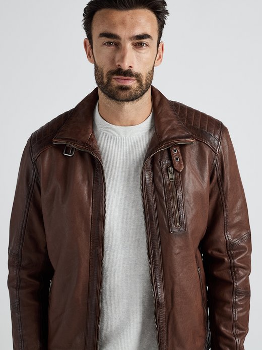 Herren Lederjacke