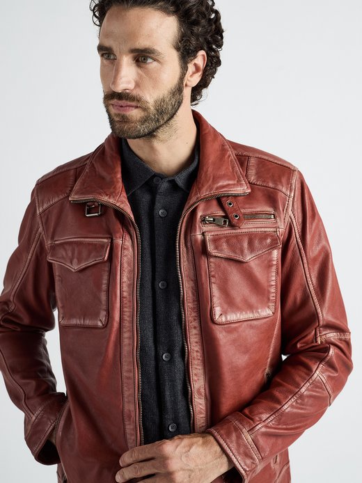 Herren Lederjacke