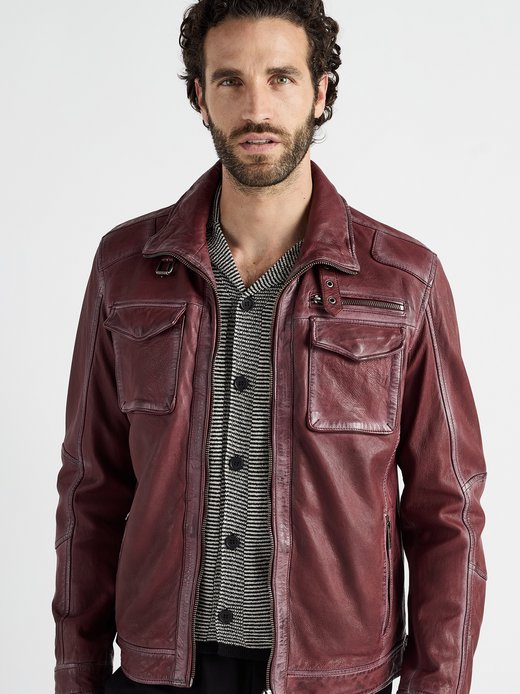 Herren Lederjacke