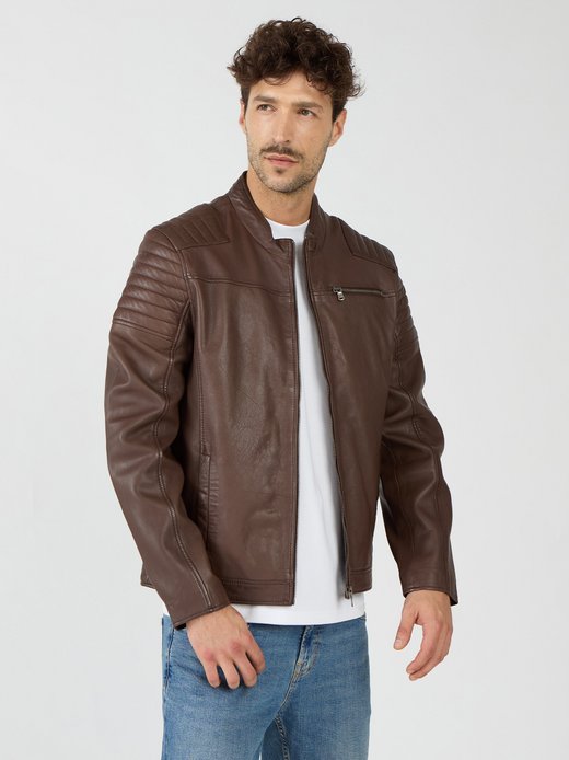 Herren Lederjacke