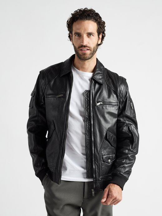 Herren Lederjacke