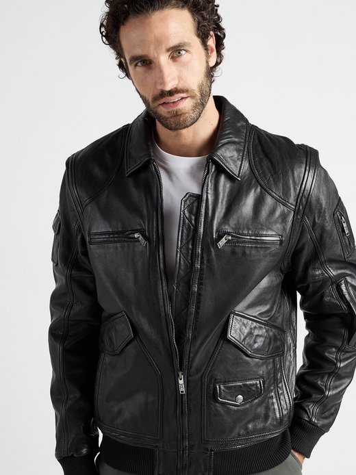 Herren Lederjacke