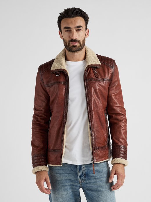 Herren Lederjacke