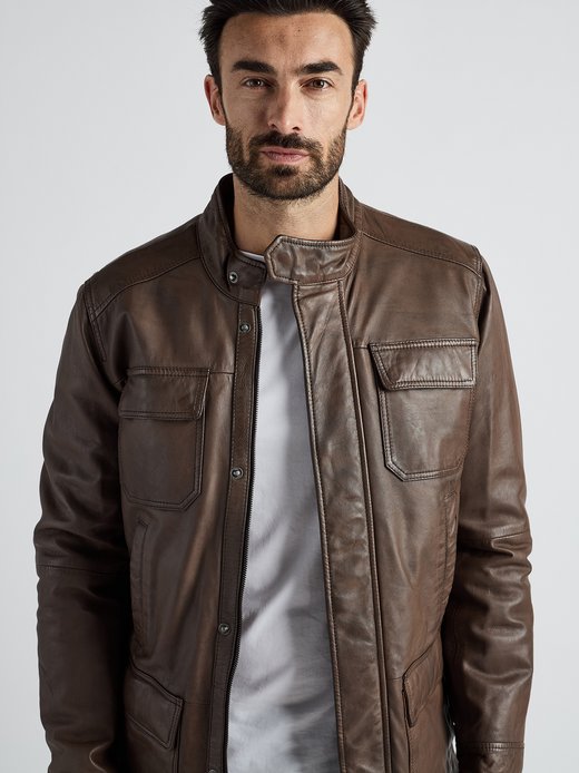 Herren Lederjacke