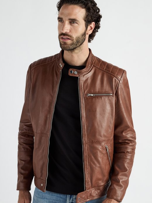 Herren Lederjacke