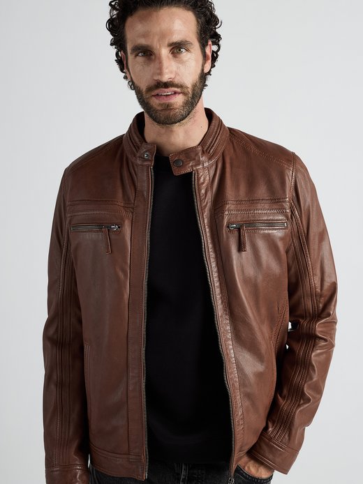 Herren Lederjacke