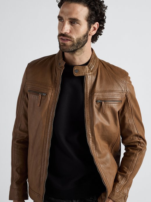 Herren Lederjacke