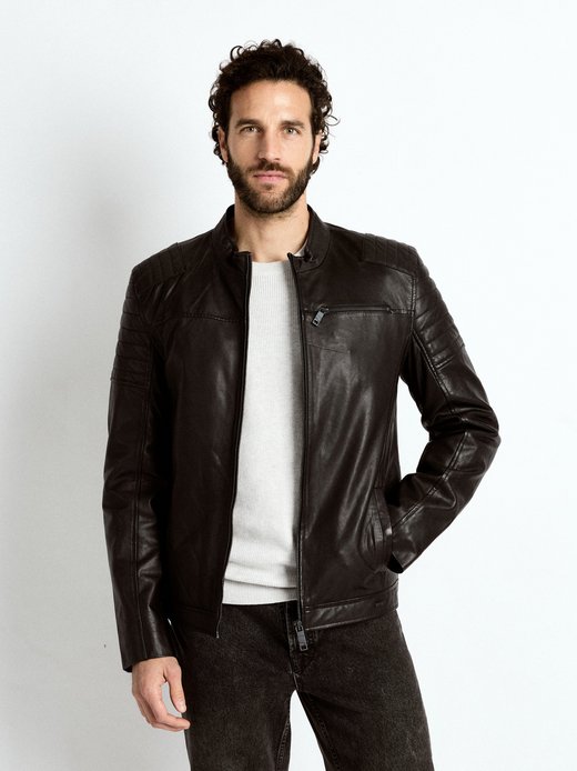 Herren Lederjacke