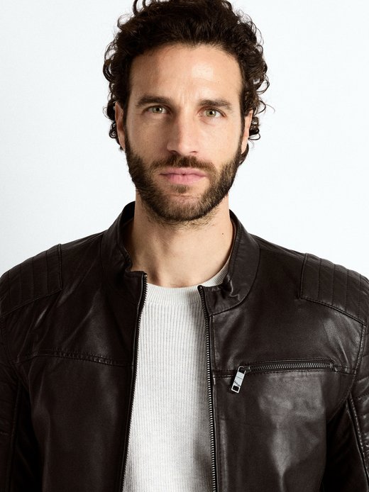 Herren Lederjacke