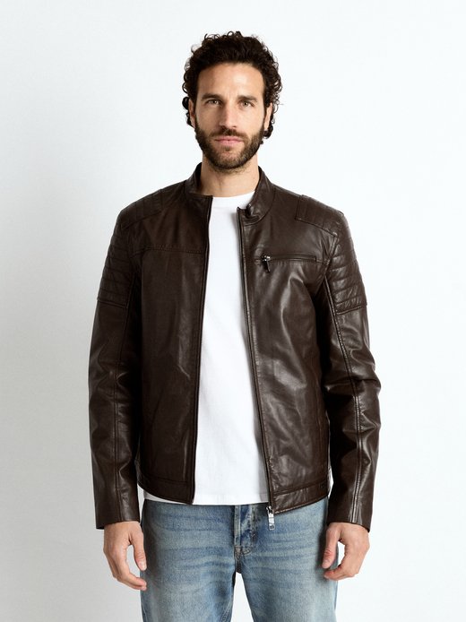Herren Lederjacke