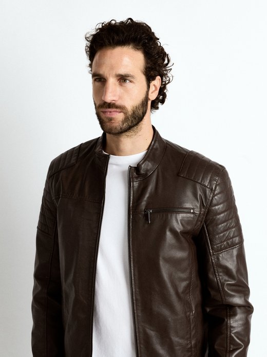 Herren Lederjacke