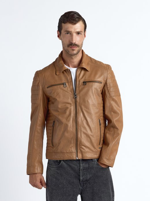 Herren Lederjacke
